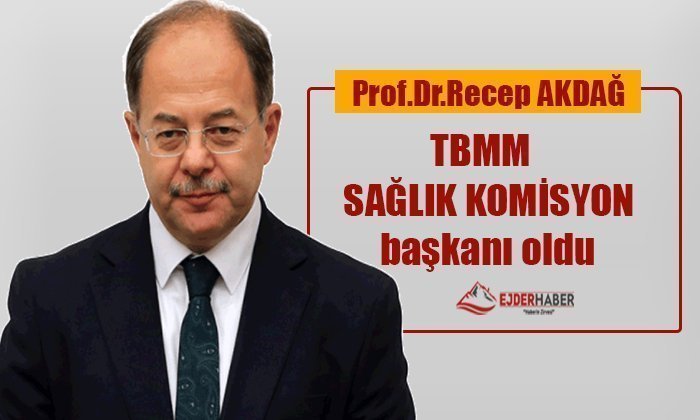 Prof.Dr.Recep AKDAĞ’a Yeni Görev…