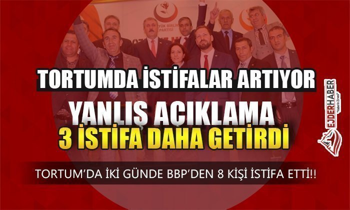 YANLIŞ AÇIKLAMA 3 İSTİFA DAHA GETİRDİ