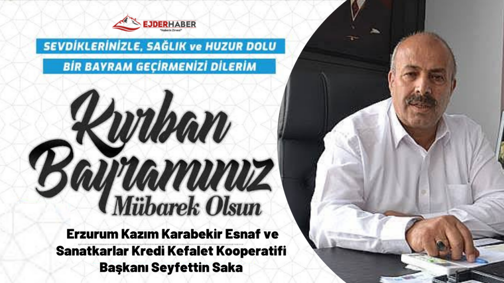 Başkan Saka’dan Kurban Bayramı Mesajı