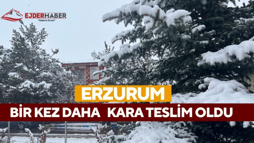 Erzurum yeniden kara teslim oldu…