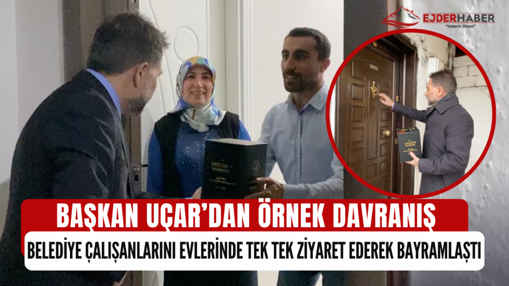 BAŞKAN UÇAR’DAN ÖRNEK DAVRANIŞ…