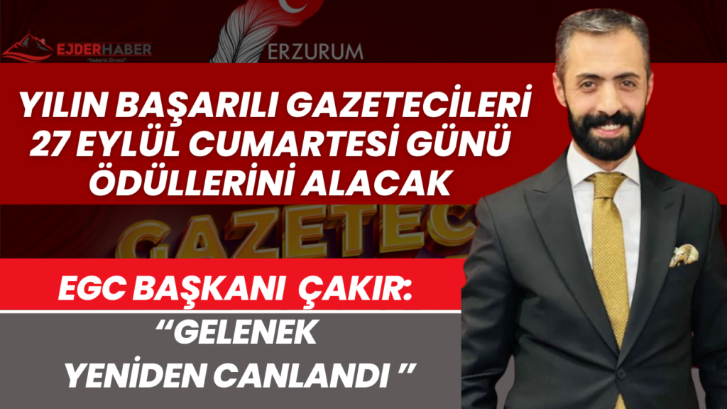 “Yılın Başarılı Gazetecileri” yarışmasının ödül töreni 27 Eylül Cumartesi günü gerçekleştirilecek.