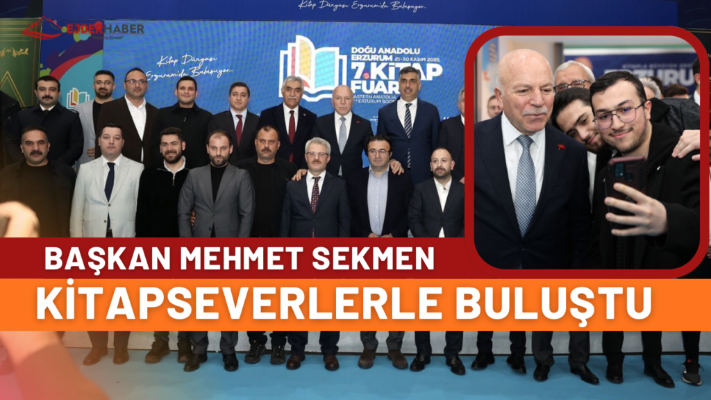 BAŞKAN SEKMEN KİTAPSEVERLERLE BULUŞTU