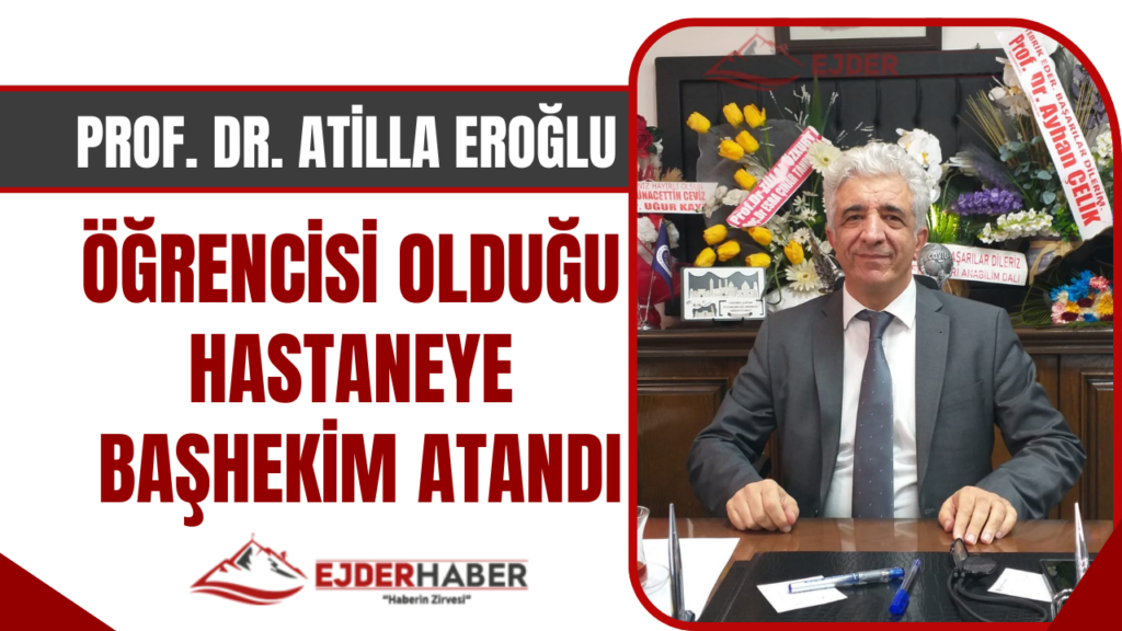 Öğrencisi olduğu hastaneye başhekim atandı