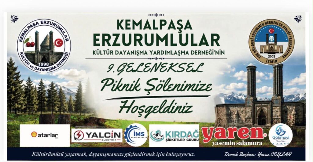 Kemalpaşa Erzurumlular Derneği’nden Muhteşem Şölen Hazırlığı