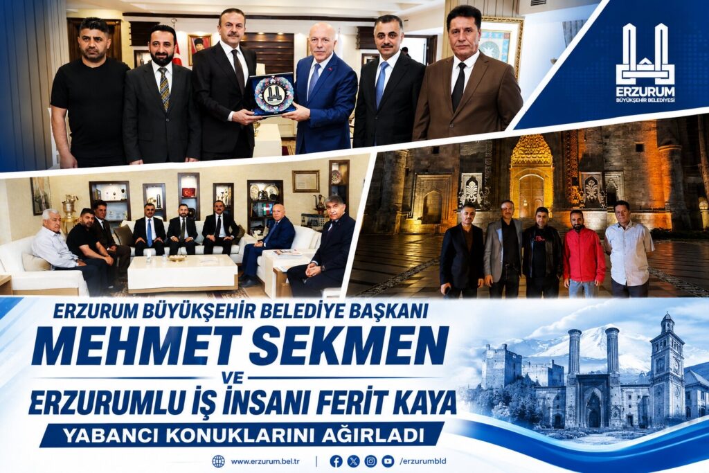 SEKMEN VE KAYA YABANCI KONUKLARINI AĞIRLADI