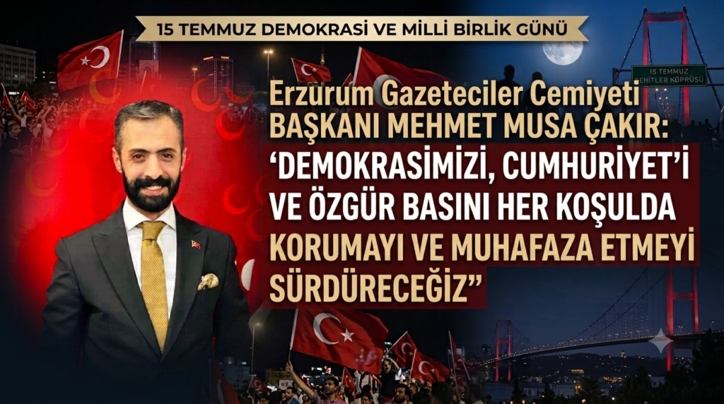 Demokrasimizi, Cumhuriyet’i ve özgür basını her koşulda korumayı ve muhafaza etmeyi sürdüreceğiz