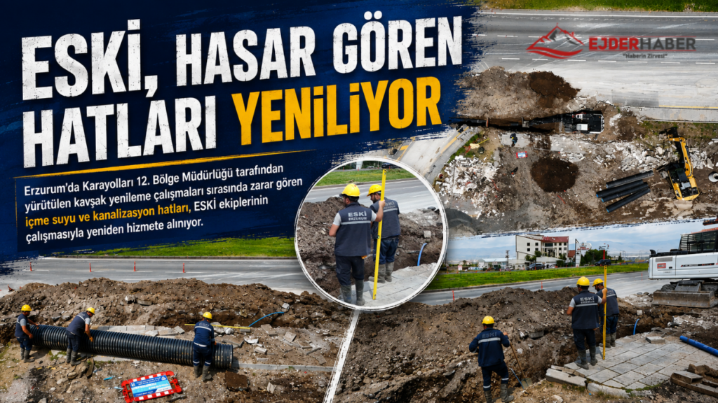 ESKİ, HASAR GÖREN HATLARI YENİLİYOR